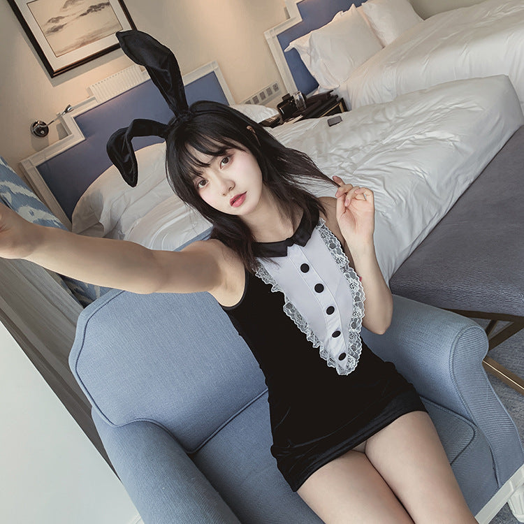 Costume Edit Bunny Costume Lingerie Set - Alternate View