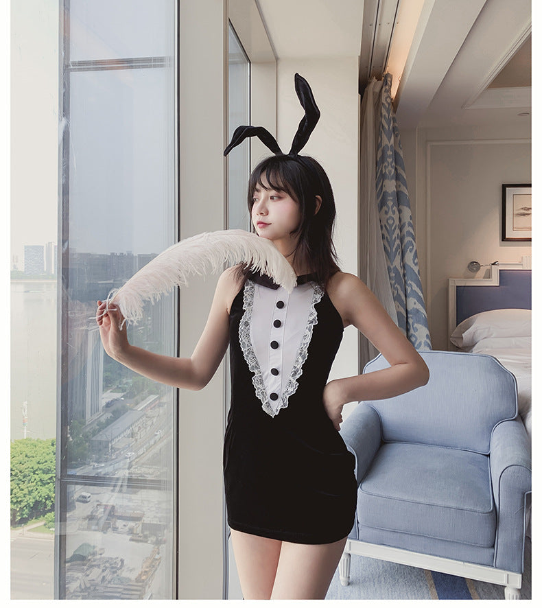 Costume Edit Bunny Costume Lingerie Set - Alternate View