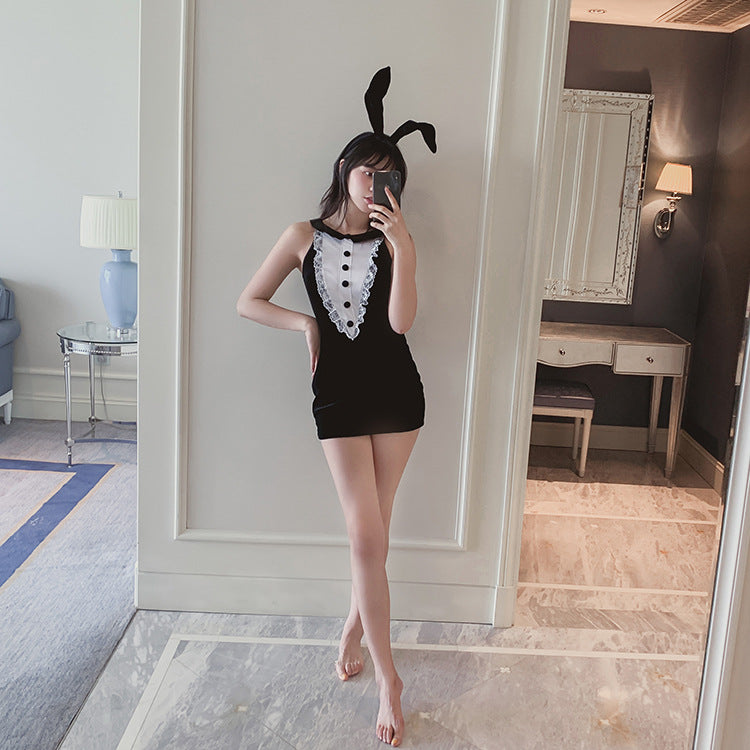 Costume Edit Bunny Costume Lingerie Set - Detail View