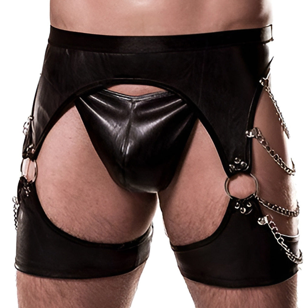 Black Uniform-Inspired Costume Lingerie Set - Alternate View