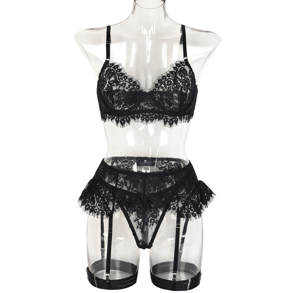 Boutique Lace Four-Piece Lingerie Set - Secret Hour lingerie