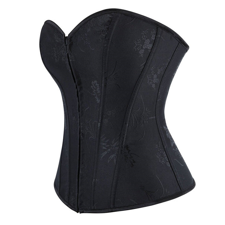 Navy Strapless Corset Top, alternate view 2