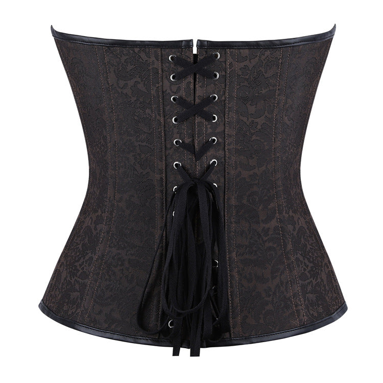 Black Buckle Strapless Corset Top, alternate view 3