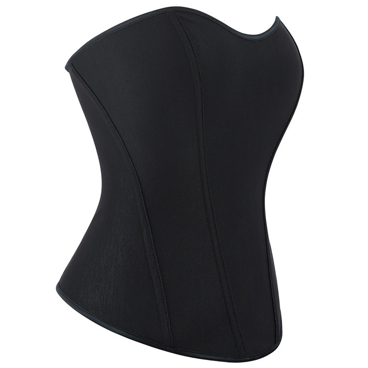 Black Minimal Strapless Corset Top, alternate view 3