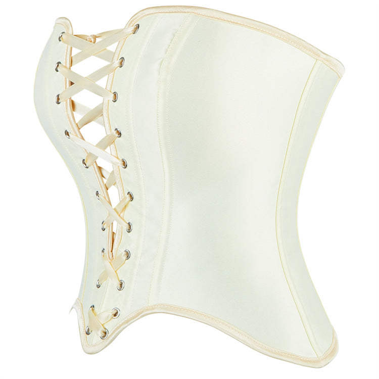 Ivory Lace-Up Corset Top, alternate view 2