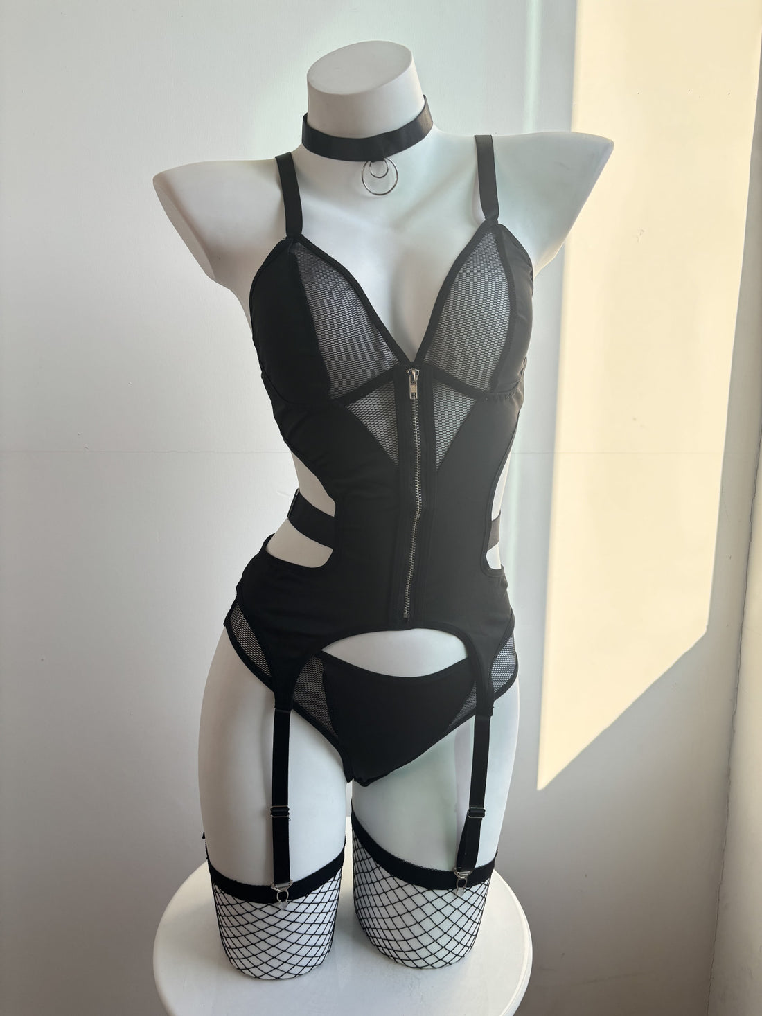 Black Harness Bodysuit, alternate view 13