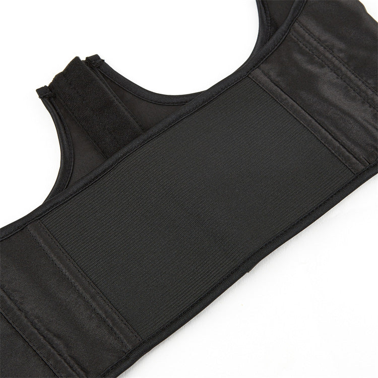 Black Structured Crop Corset Top, alternate view 4