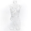 Lace Halter Teddy Bodysuit - Styled View