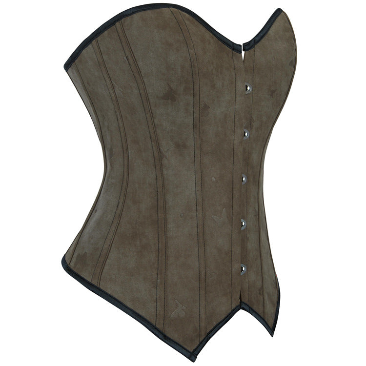 Olive Strapless Corset Top, alternate view 3