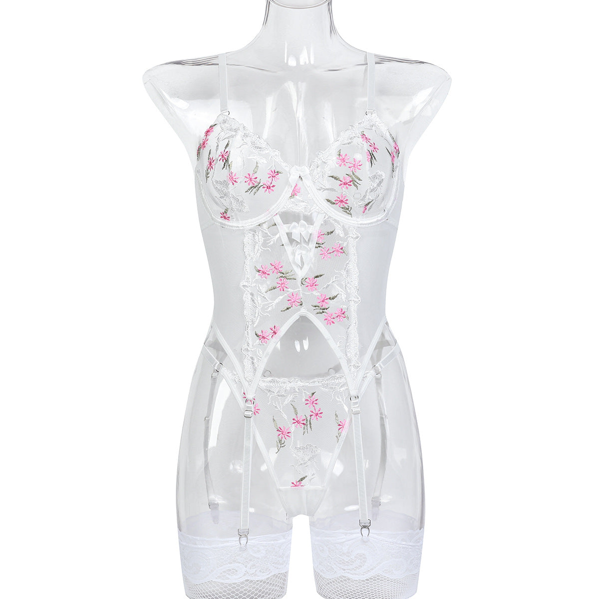 Boutique Cutout Teddy Bodysuit - Alternate View