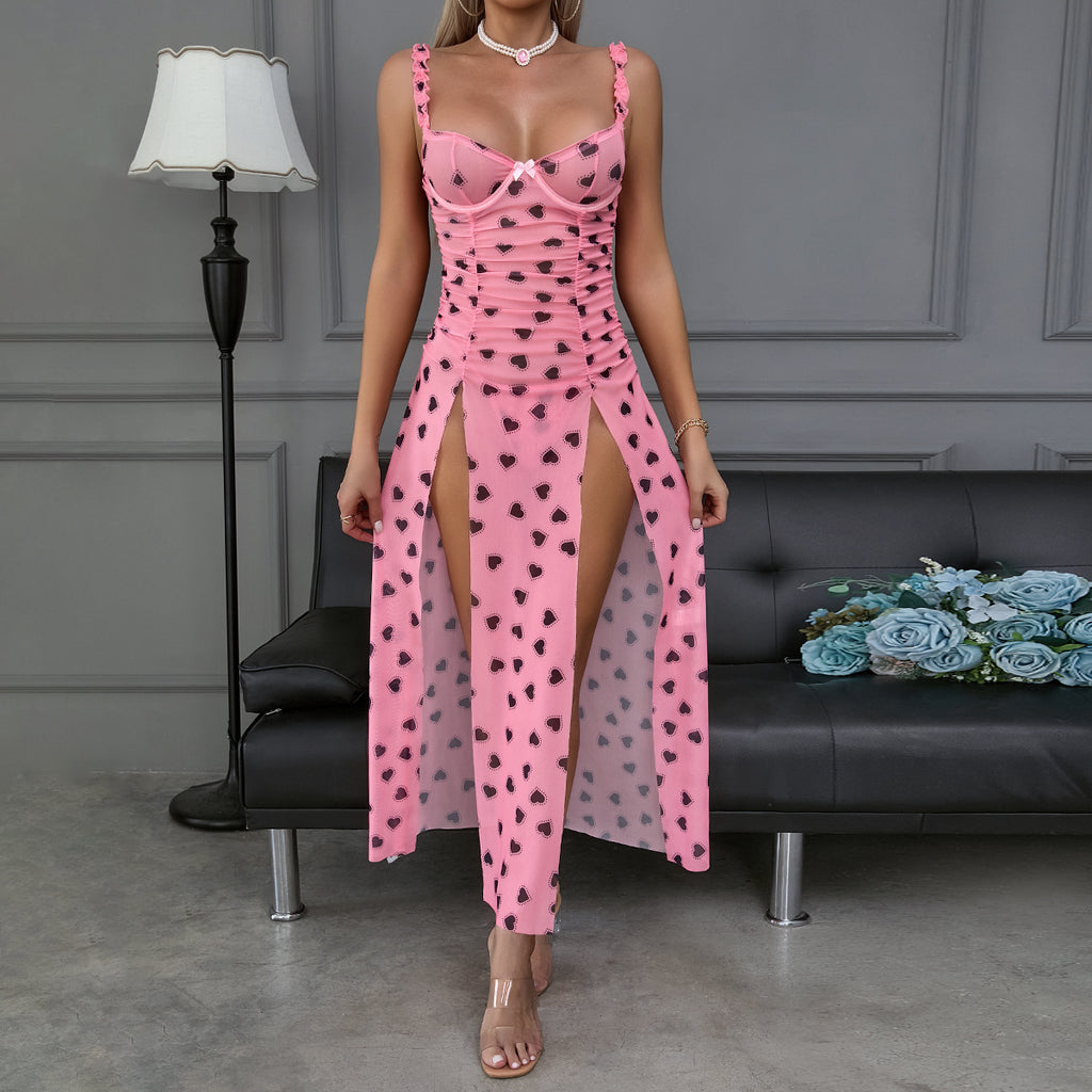 Pink Chemise Nightdress - Secret Hour lingerie