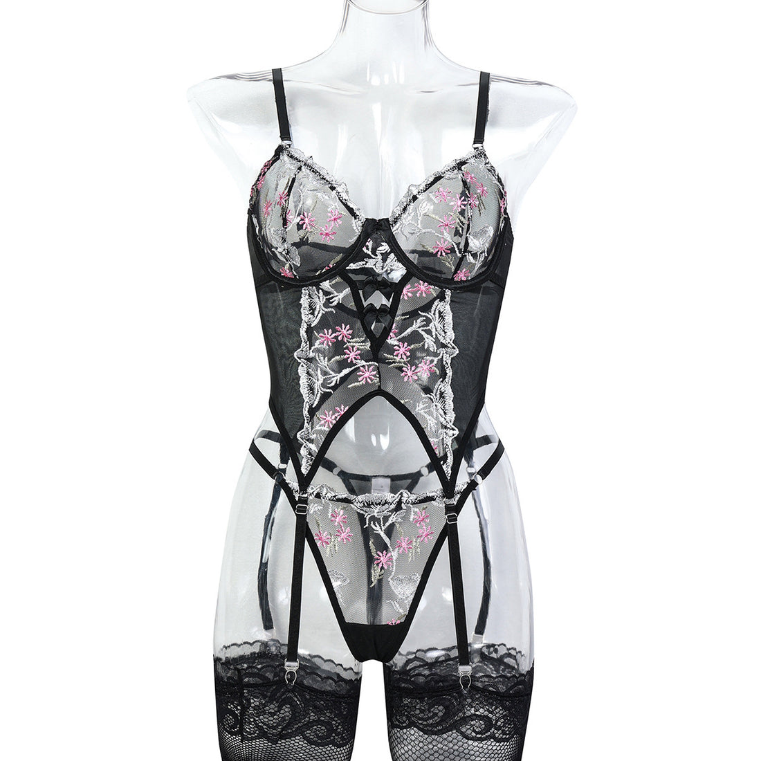 Boutique Cutout Teddy Bodysuit - Alternate View