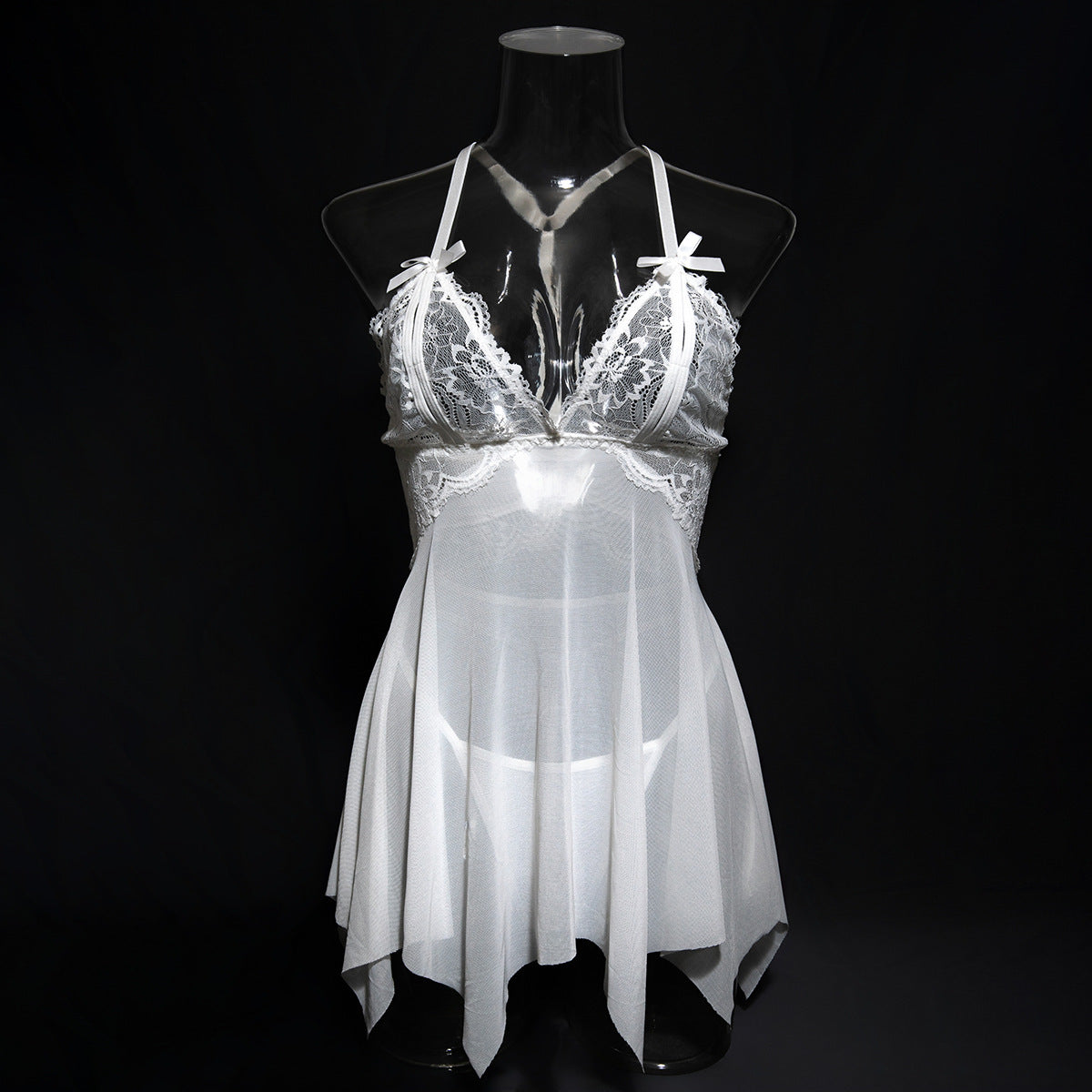 White Chemise Nightdress - Alternate View