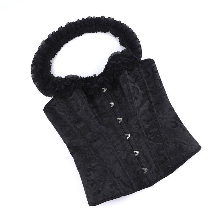Black Halter Strapless Corset Top, alternate view 5
