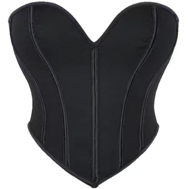Black Sweetheart Strapless Corset Top, alternate view 6