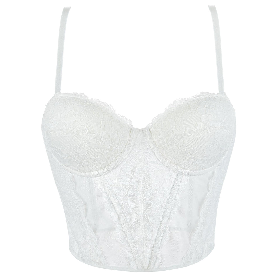 White Lace Corset Top, alternate view 5