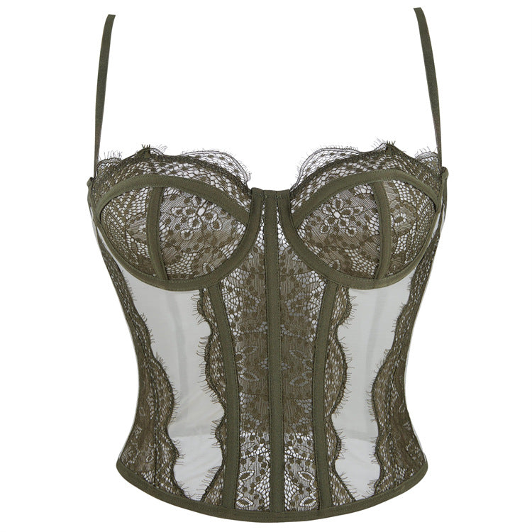 Purple Lace Corset Top, alternate view 4