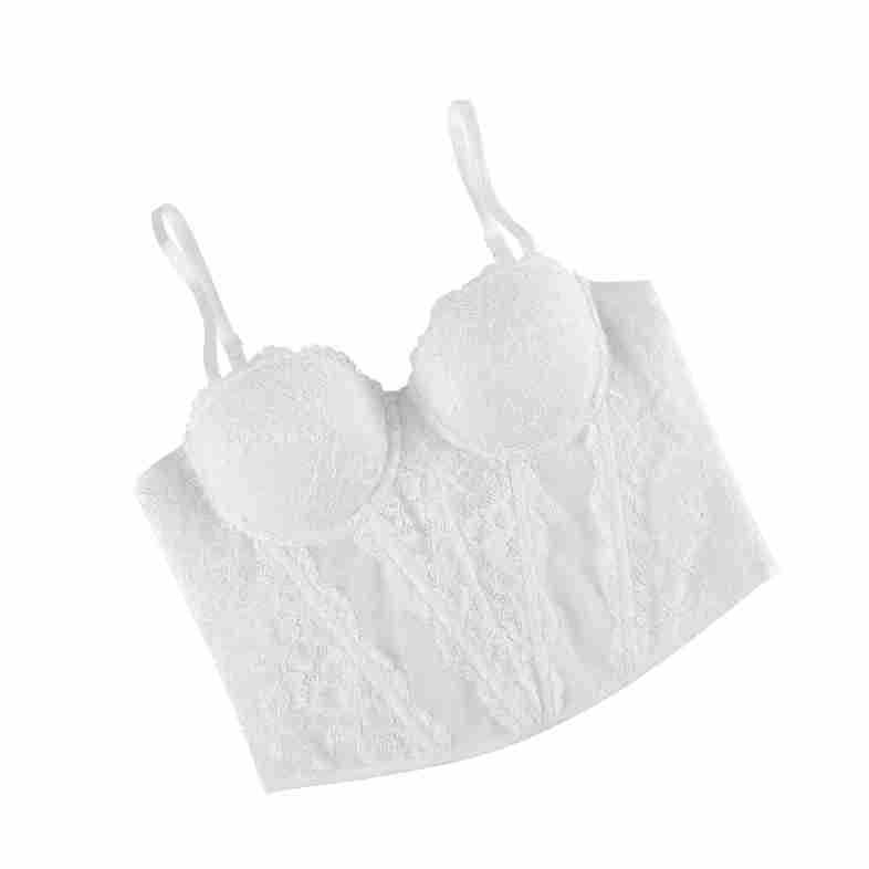 White Lace Corset Top, alternate view 4