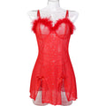 Sheer Mesh Two-Piece Lingerie Set - Alternate View