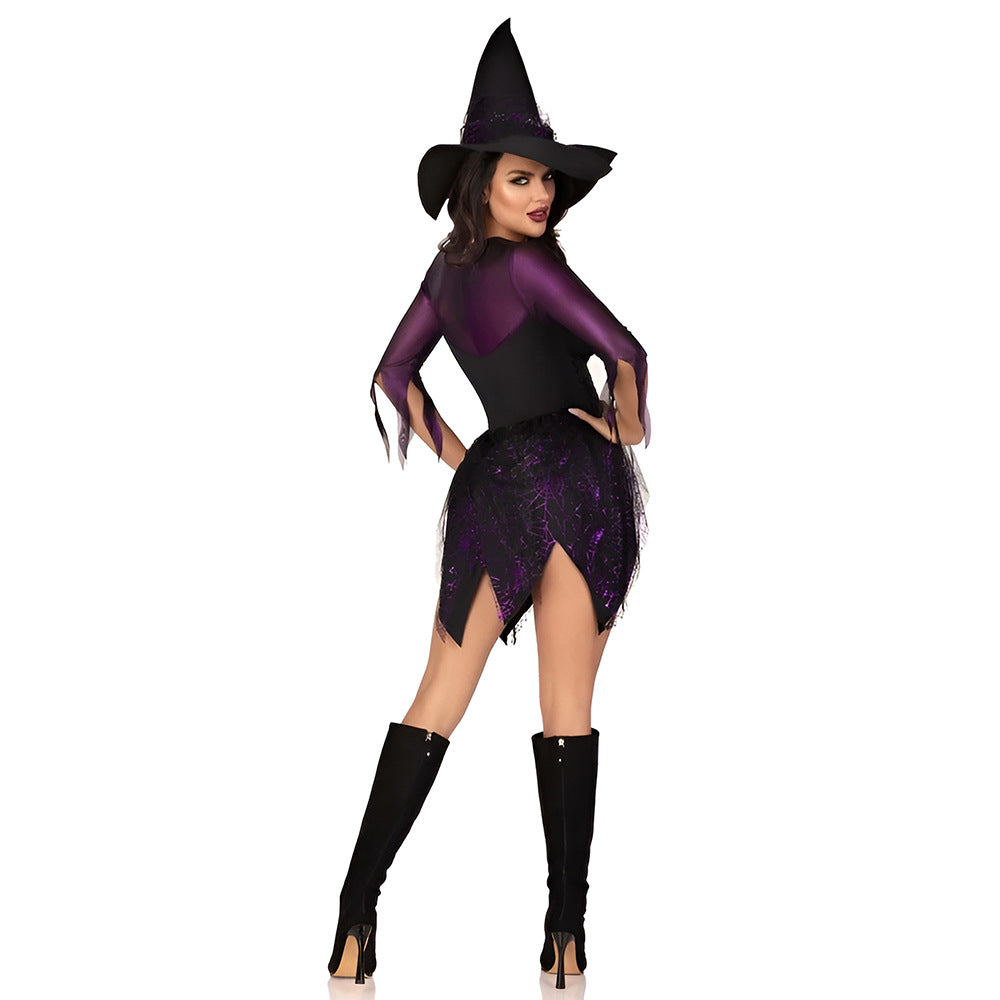 Black Uniform-Inspired Costume Lingerie Set With Hat - Alternate View