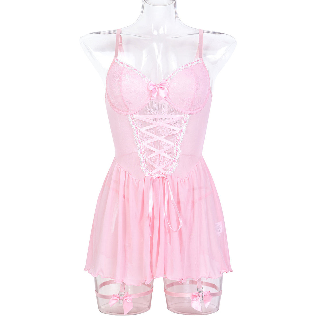 Mesh Chemise Nightdress - Alternate View