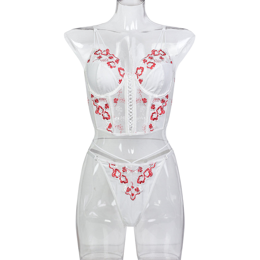 Signature Edit Floral Lace Lingerie Set - Alternate View