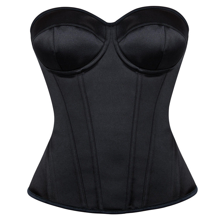 White Strapless Corset Top, alternate view 5