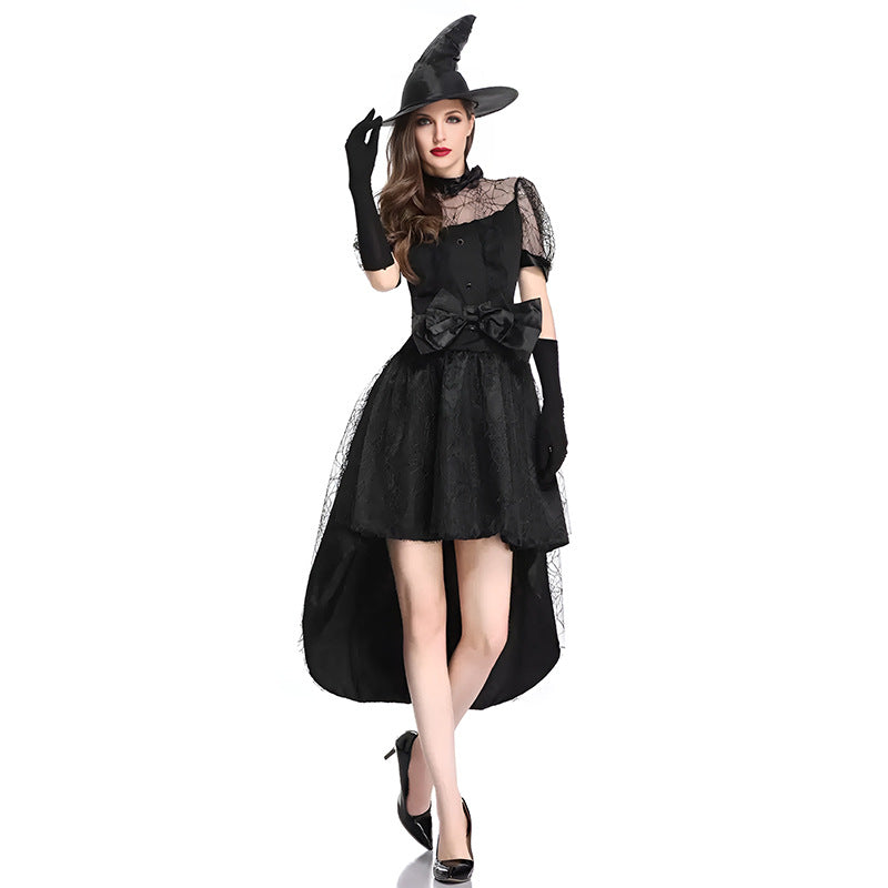 Uniform-Inspired Costume Lingerie Set With Mini Dress and Hat and Gloves - Alternate View