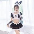 Pink Bunny Costume Lingerie Set - Alternate View