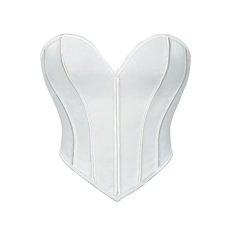 Black Sweetheart Strapless Corset Top, alternate view 7