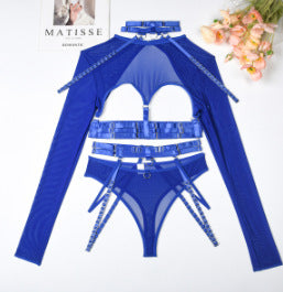Multi-Color Sheer Mesh Teddy Bodysuit - Secret Hour lingerie