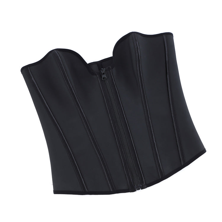 Black Zip-Back Corset Top, alternate view 5