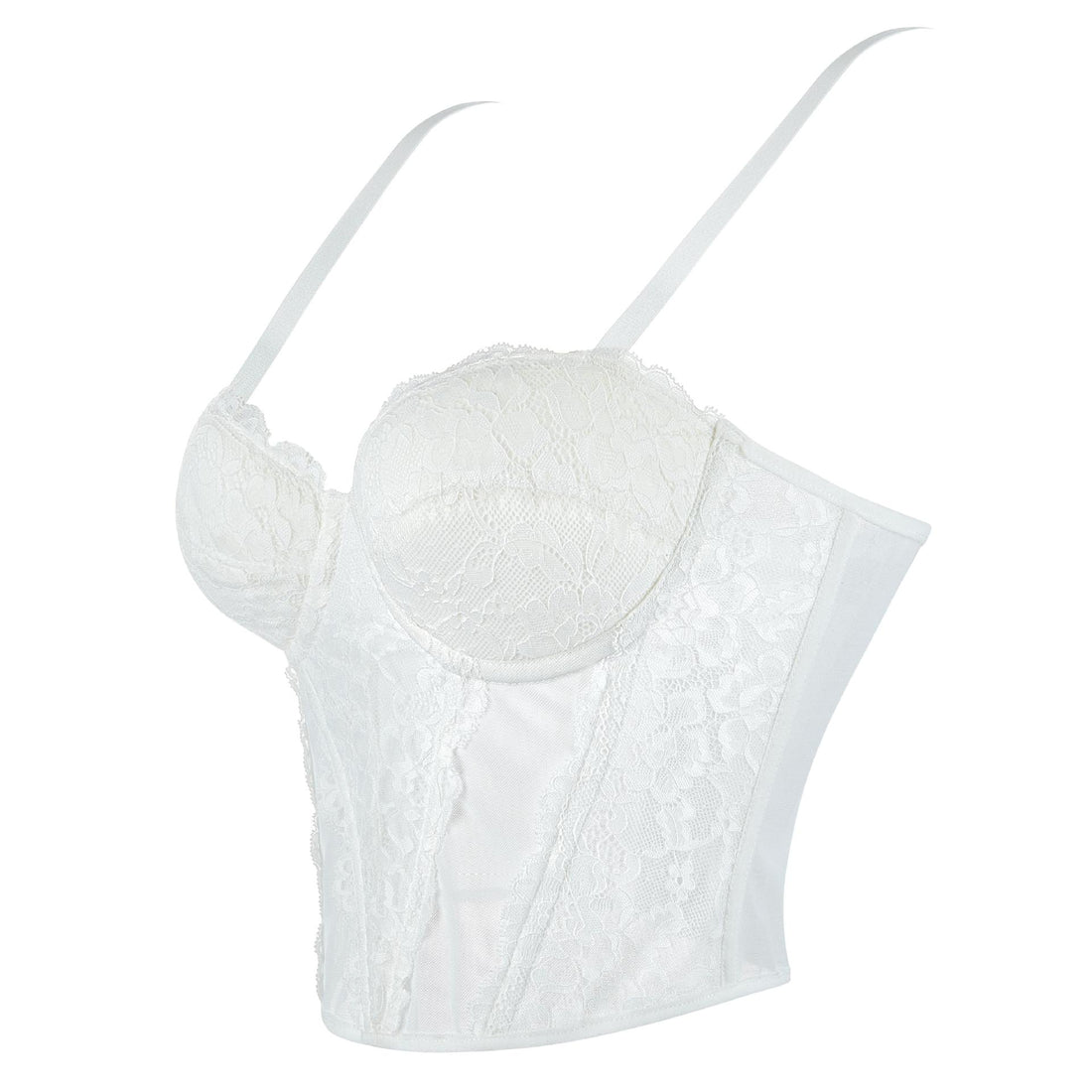 White Lace Corset Top, alternate view 2