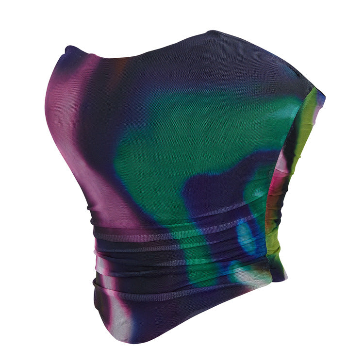 Iridescent Strapless Corset Top, alternate view 2