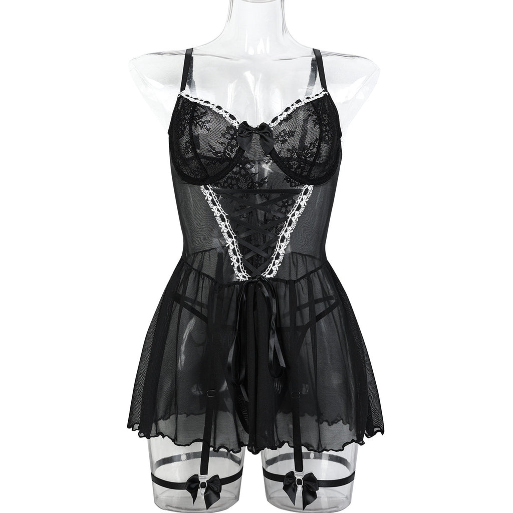 Mesh Chemise Nightdress - Alternate View