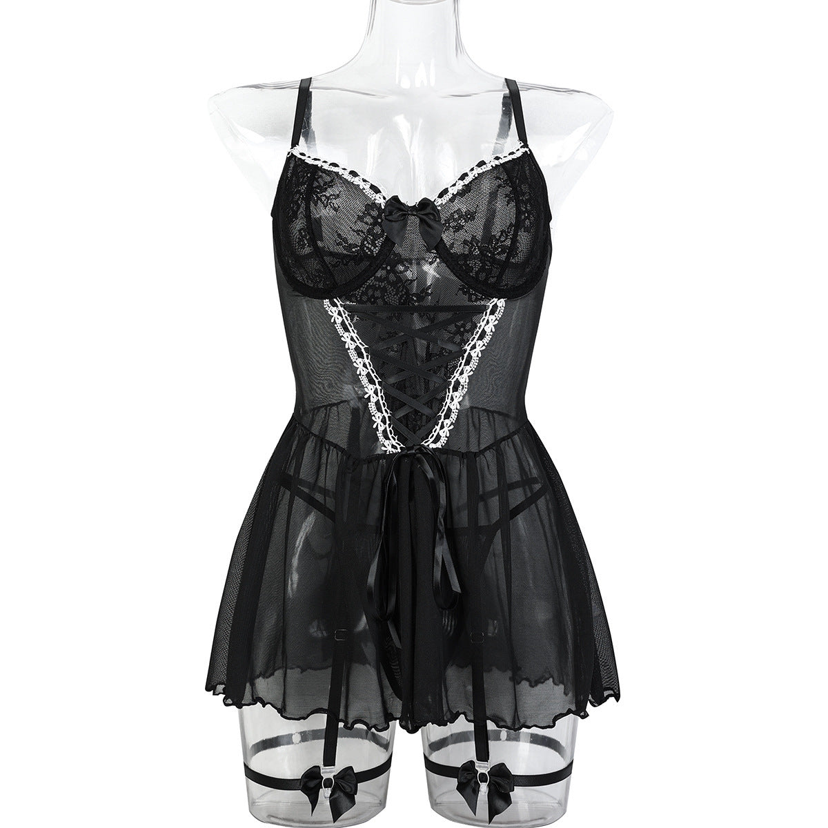 Mesh Chemise Nightdress - Alternate View