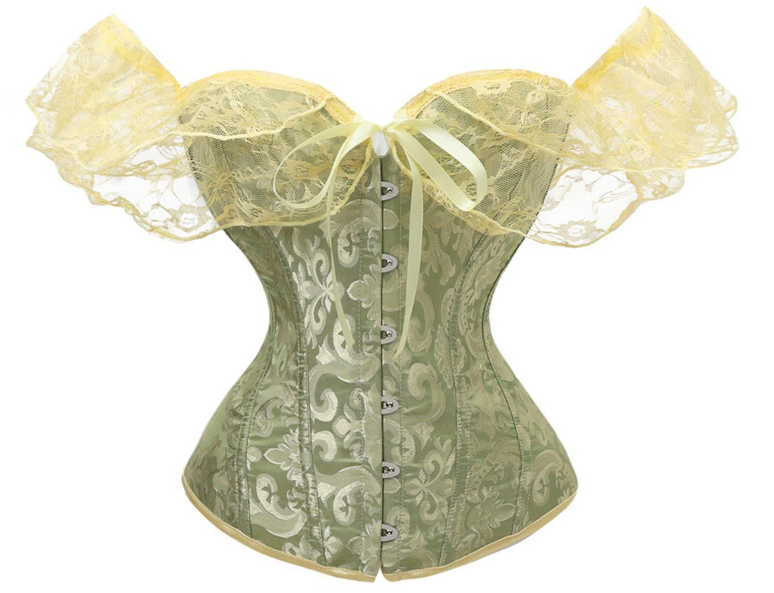 Black Off-Shoulder Lace-Up Corset Top, alternate view 14