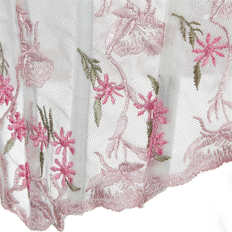 White Pink Floral Corset Top, alternate view 3
