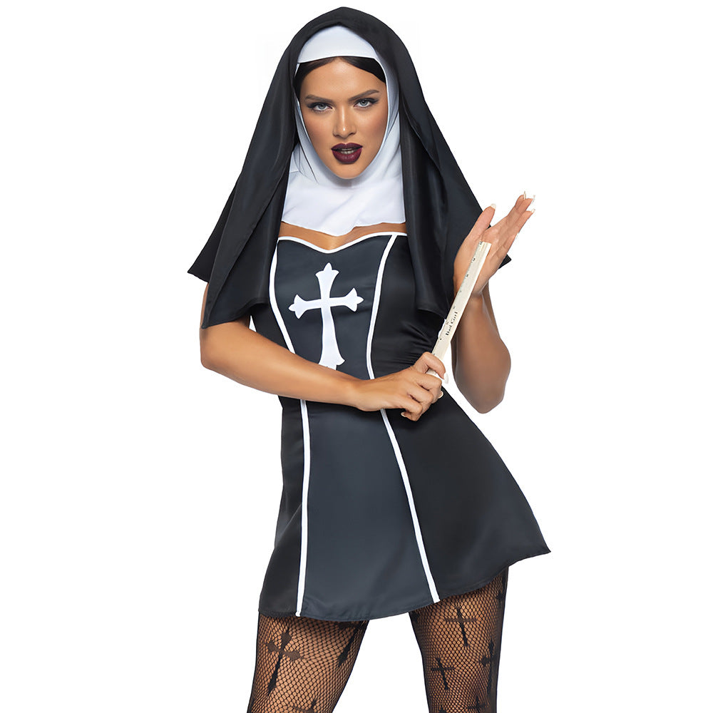 Statement Style Uniform-Inspired Costume Lingerie Set - Alternate View