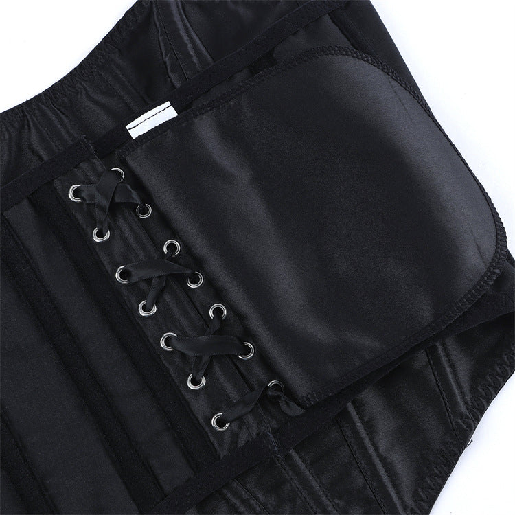 Black Curved-Panel Strapless Corset Top, alternate view 4