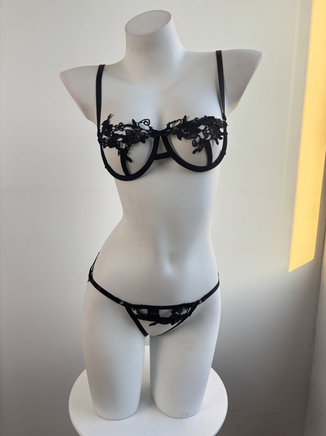 Black Harness Bodysuit, alternate view 8
