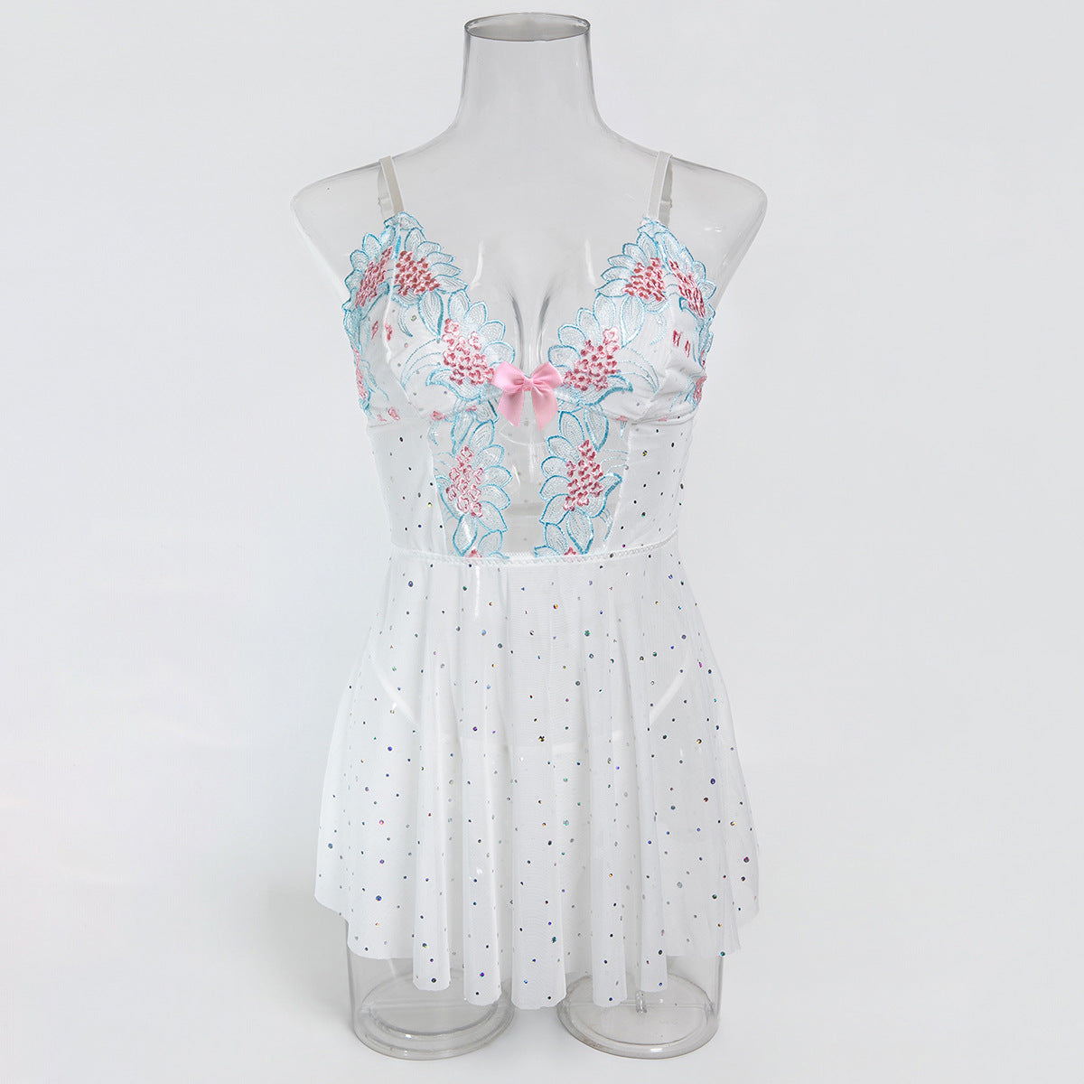 Black Chemise Nightdress - Alternate View