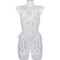 Lace Strappy Teddy Bodysuit - Styled View