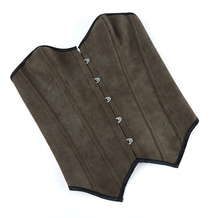 Olive Strapless Corset Top, alternate view 5