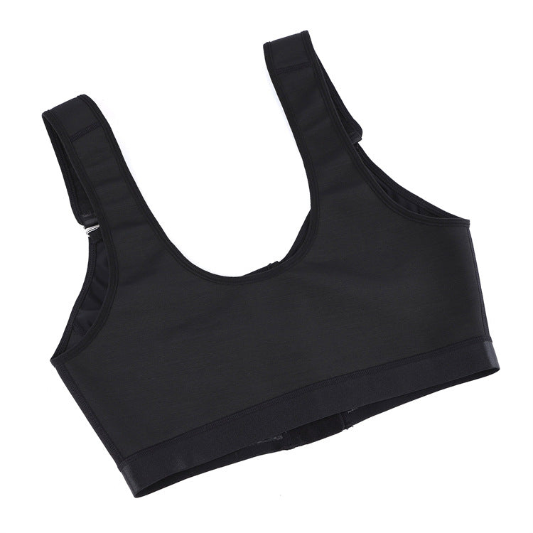 Black Front-Hook Bralette Top, alternate view 4