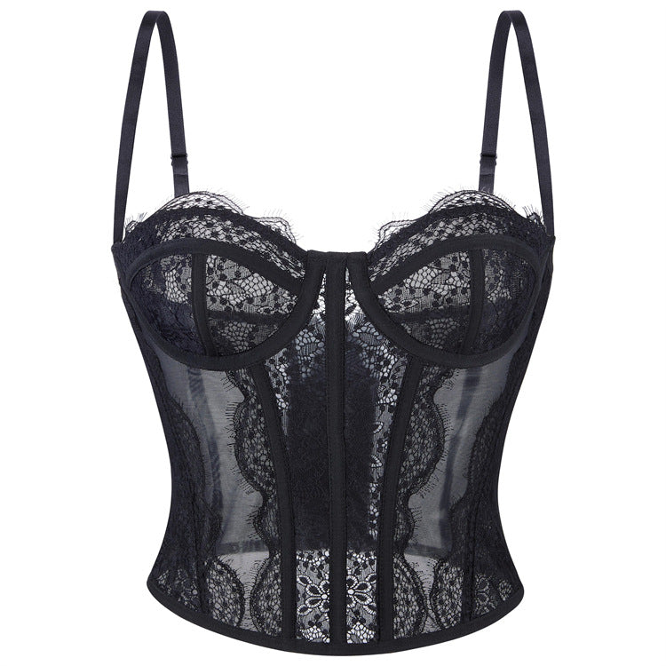 Purple Lace Corset Top, alternate view 6