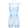 Mesh Strappy Teddy Bodysuit - Styled View
