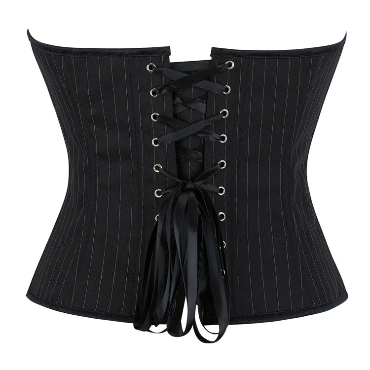 Black Side Lace-Up Corset Top, alternate view 4
