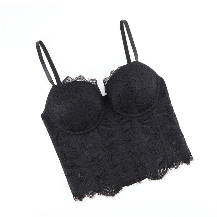 White Lace Bustier Top, alternate view 4