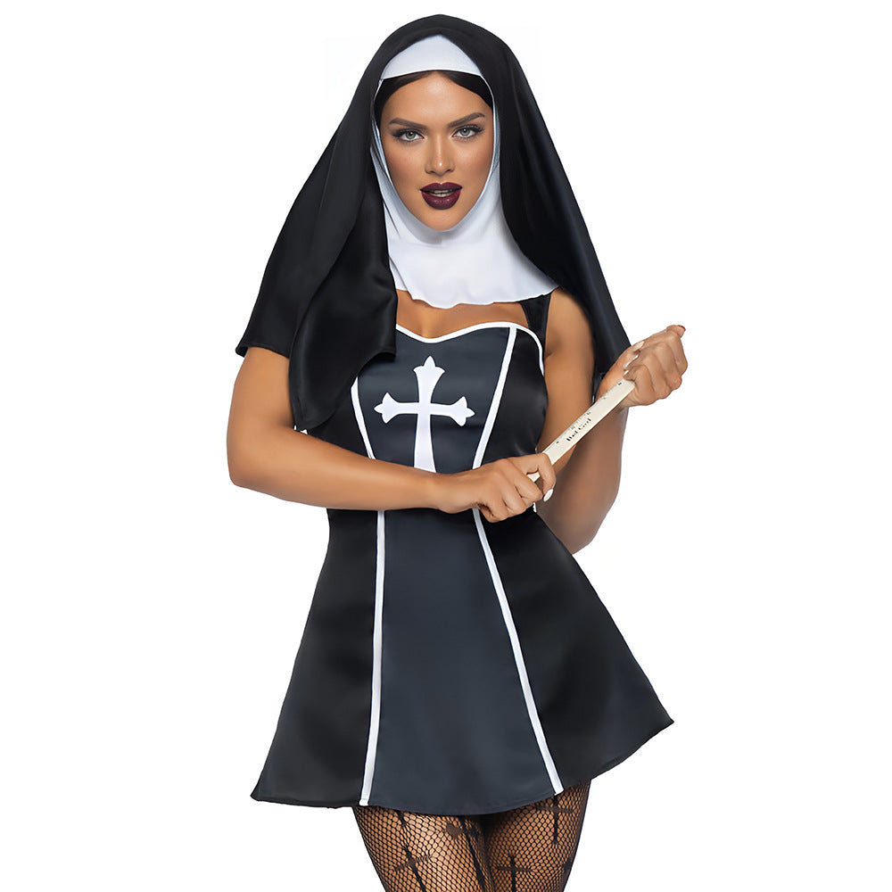Statement Style Uniform-Inspired Costume Lingerie Set - Alternate View